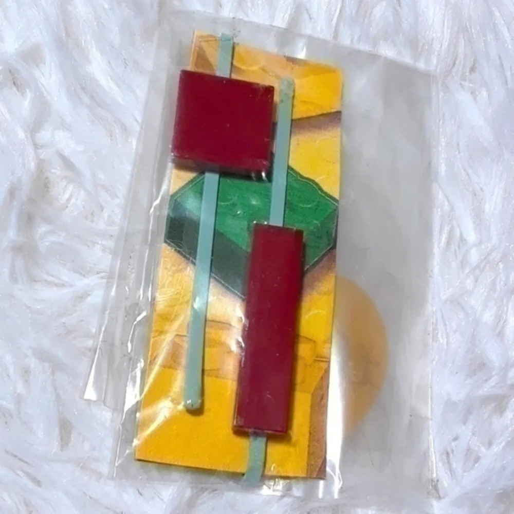 ☄Lego Squared Flat Bricks Hair Pin Set